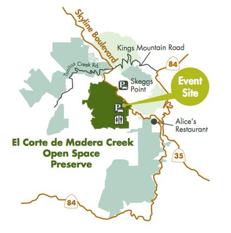 El Corte de Madera map